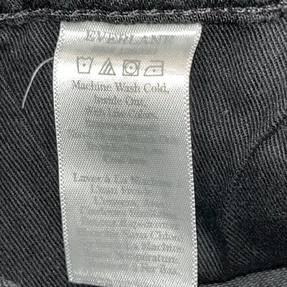 EVERLANE NWT The Original Cheeky Jean Size 28 High Rise Straight Crop -Black - Picture 12 of 13